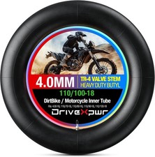 Motorcycle Heavy Duty Inner Tube Replacement -" - 4mm Thick - Tire 110/100-18