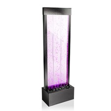 Primrose 122cm Acrylic Bubble Water Wall Cascade with LED Lights Remote Control