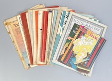 Lot 22 Vtg Sheet Music Piano Books 1930s-1950s Classical Instruction Schirmer