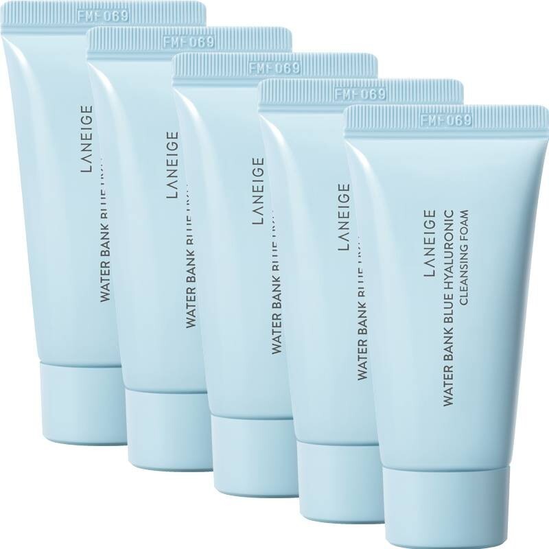 LANEIGE [ SAMPLE ] Water Bank Blue Hyaluronic Cleansing Foam 30g x 5ea (= 150g)