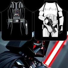Star Wars Darth Vader Stormtrooper Apron Smock Dinner Cooking Bar Cooking