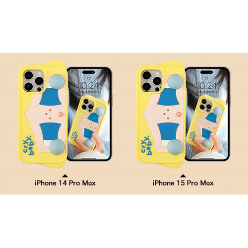 CRYBABY Sad Club Series-Phone Case iPhone 15 Pro Max iPhone 14 Pro Max - Zdjęcie 4 z 8