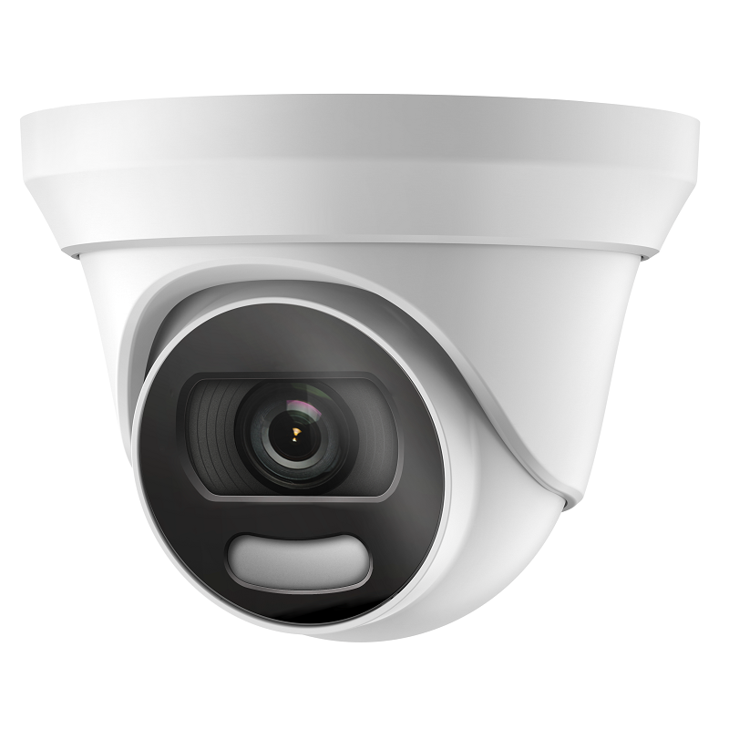 Security Camera, full Time Color, 5MP Outdoor IR Turret 4-IN-1 Camera, True WDR-image