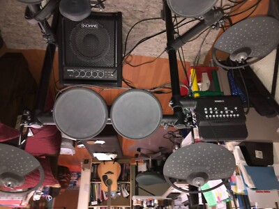 Yamaha DTX 430K Electronic Drum Kit Black - complete
