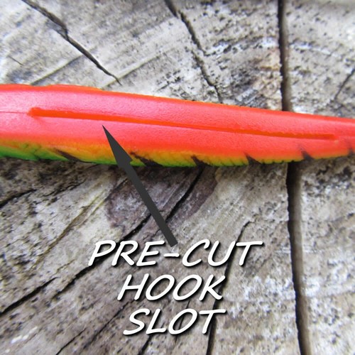 Perch Fishing lures 6 x Soft Plastic Savage Shad Trout Pike Chub Gear 2 x Hooks - Picture 8 of 12