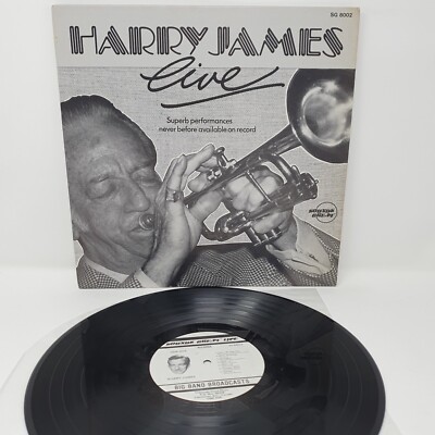 Harry James Live CANADA SG8002 JAZZ LP 