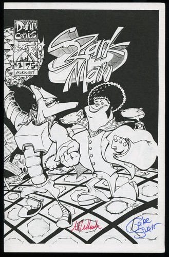 Szark Man #1 ~ Dumm Comics ~ signed 2x ~ underground ashcan comic ~ Gabe Swarr - Imagen 1 de 2