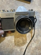 Vintage Mamiya Sekor 500 DTL Camera Mamiya Sekor 50mm Lens 1:2 No. 249394 READ 