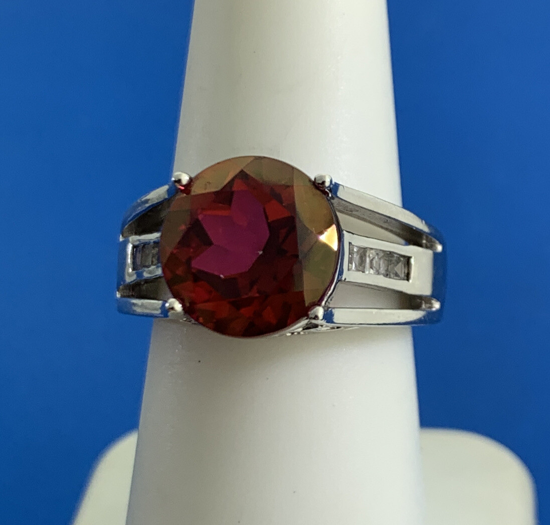 Designer BBJ 925 Sterling Silver Ruby Solitaire W… - image 3