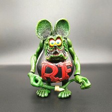 New 4.7" Green Black RAT FINK Big "Daddy" Ed Roth Action Figure No Box
