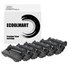 6 Black Toner replace for HP CF237A 37A LaserJet Enterprise Flow MFP M631h M633z