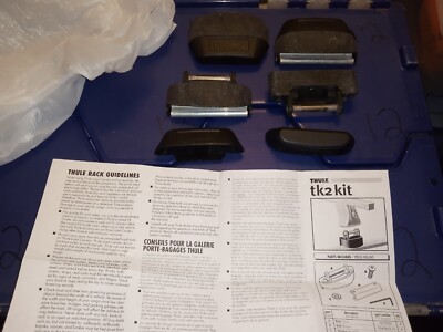 Set of 4 Thule TK2 Fit Kit  Bases for 430 Tracker II  With Covers PERFECT