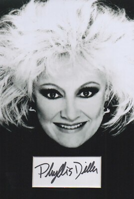 PHYLLIS DILLER signiertes 12x8 Foto Display A BUGS LIFE COA