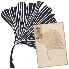 Reusable PLASTIC Wall STENCIL Template // 17.7"x25.6" or 25.6"x37.4" // GINKGO