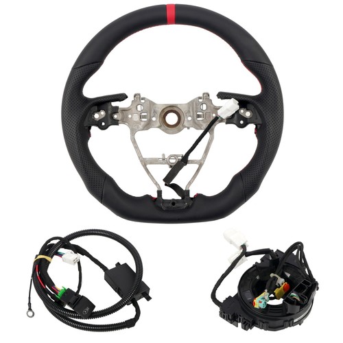 Volante térmico cuero perforado para Toyota Corolla Cross 2020-2023 - Imagen 4 de 8