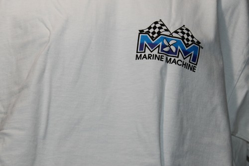 Men's Marine Machine "Who's Steering Your Boat?" 3XL White T-Shirt - Picture 5 of 12