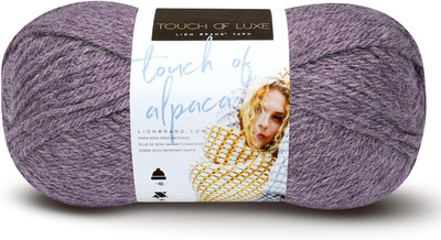 (1 Skein)  Touch of Alpaca Yarn, Purple Aster