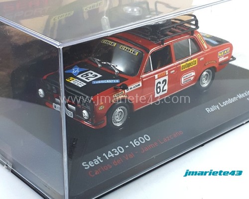 Seat 1430 #62 C. del Val - J. Lazcano Rally Londres-México 1970 1:43 - Foto 2 di 5