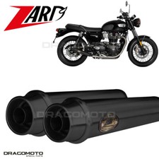 BONNEVILLE T120 TRIUMPH 2023 Basso ZARD Scarico Nero RC ZTP002S10SSR-B