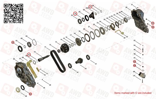 ATC450 Kit de sellado de la caja de transferencia BMW X3 X5 X6 - Imagen 4 de 4