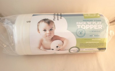 milliard memory foam pack and play mattress topper