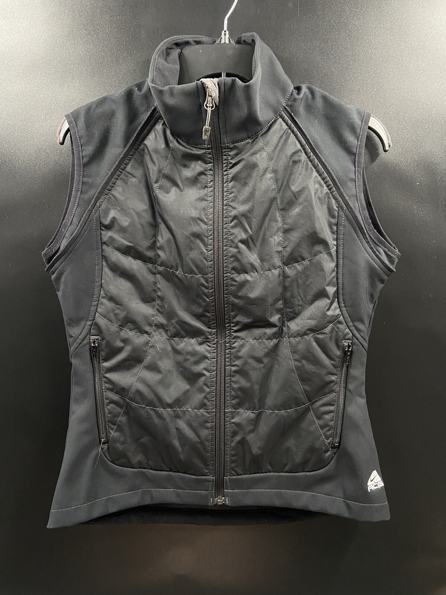 VTG Nike ACG 2-in-1 Black Puffy Jacket/Vest Full Zip In/Out