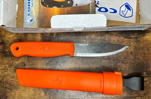 Condor Tool & Knife Terrasaur Fixed Blade Knife CTK3947-4.1 1095 Blade - Orange - Picture 3 of 3