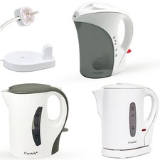 Travel Kettle Portable Electric 1L Camping Caravan Kitchen Hotel Jug Holiday New