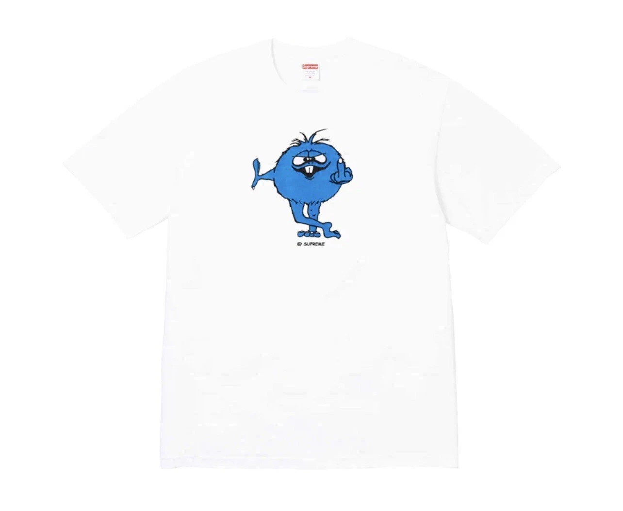 Tee shirt Supreme Camacho taille XL extra large blanc FW23 FLAMBANT NEUF à la main