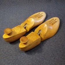 Vintage wooden shoe stretchers Rochester Shoe Tree Co size medium
