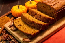 2 Pumpkin Bread Loaves, Homemade From Scratch by Old Fashioned Sweet Treats 8x4