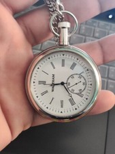 Antique Brass watch elgin pocket Collectible Brass Pocket Watch GIFT