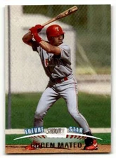 1999 Stadium Club #167 Ruben Mateo    Texas Rangers Baseball Cards EX/N ID:63699