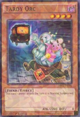 Tardy Orc - BP03-EN096 - Shatterfoil - 1st Edition x3 - Near Mint
