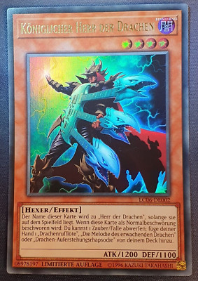 Yu-Gi-Oh! Karte „Schwarzer Meteordrache“ LDS1-DE013 – Common, Deutsch, Inkl. Toploader & Schutzhülle