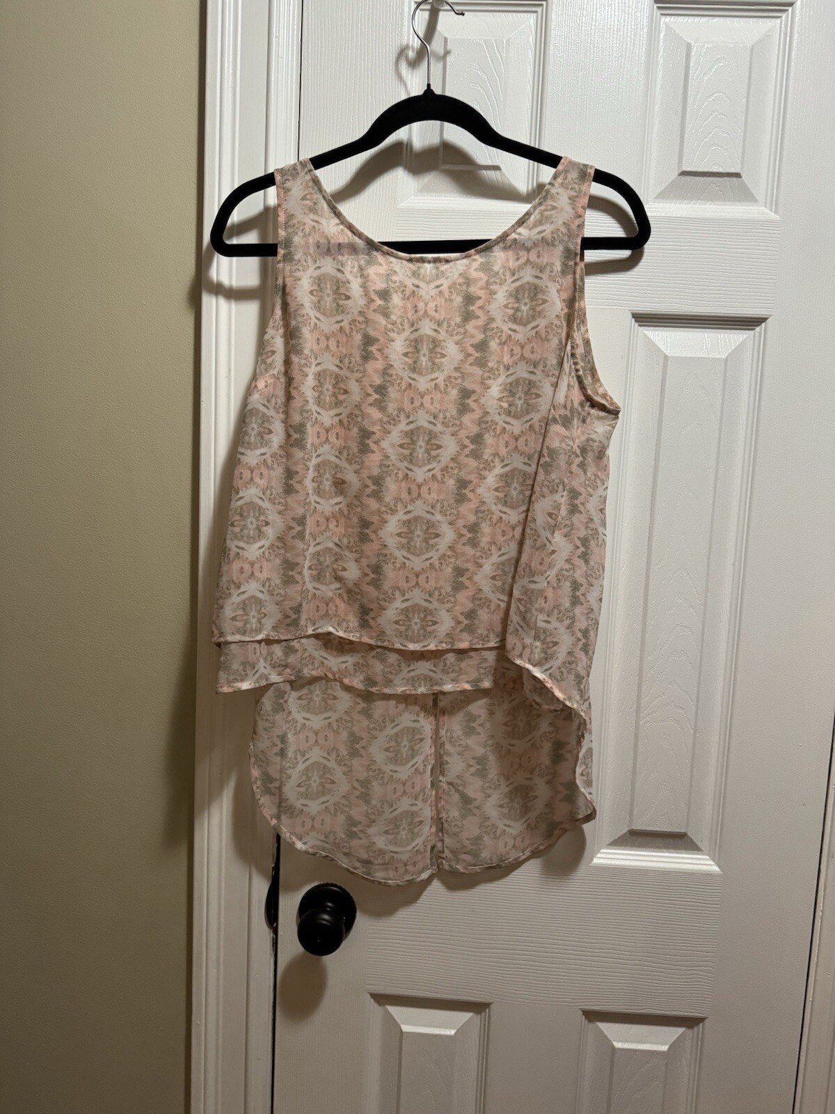 BCBGeneration womens sheer  summer top split open… - image 1