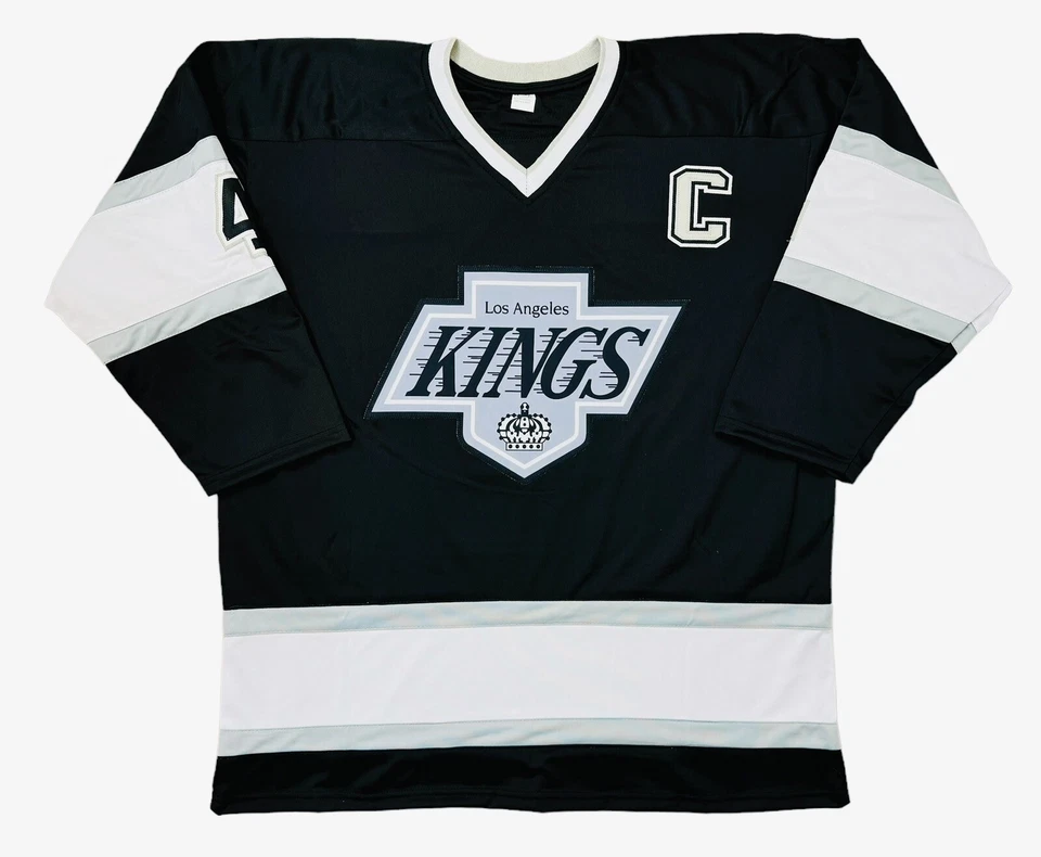 Camiseta Rob Blake Los Angeles Kings assinada Hof 2014 Beckett certificado de autenticidade - Imagem 2 de 3