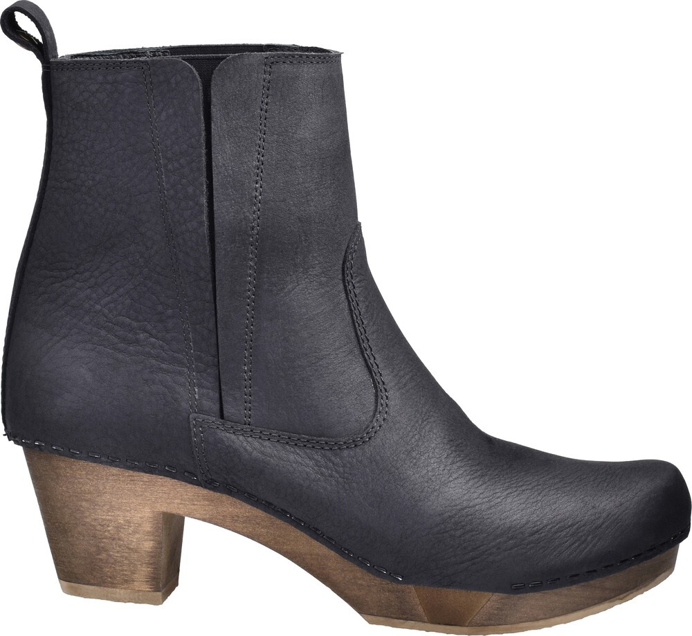 Ботинок Sanita Damen Stiefel Wood-Rina Block Flex черный