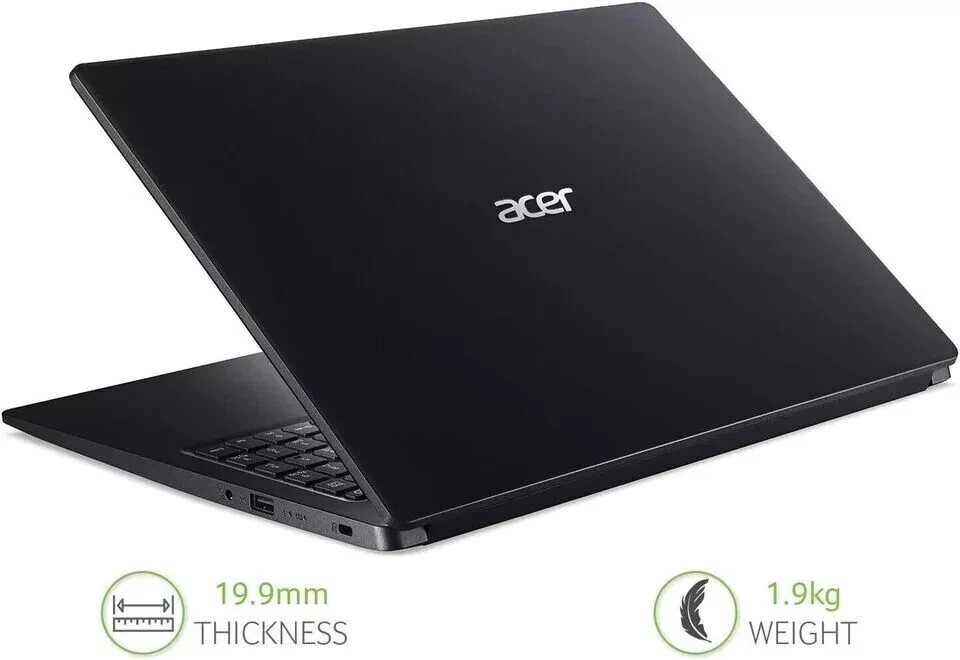 Acer Aspire 3 15.6" AMD, 8GB RAM, 1TB HDD - Black - Image 2 of 4