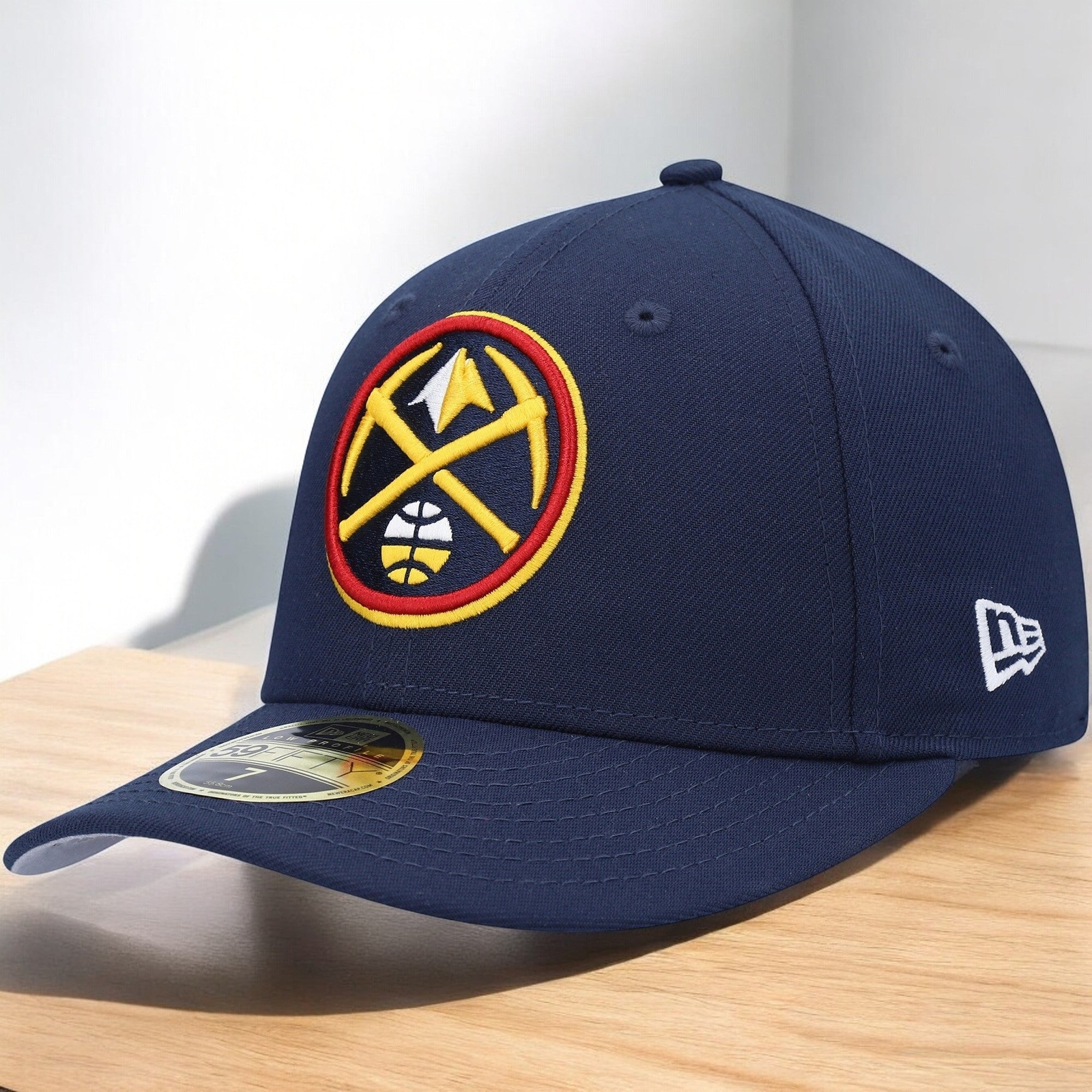 70628855 Мужская футболка New Era NBA 5950 В ОБТЯЖКУ КОМАНДНОГО ЦВЕТА - DENVER NUGGETS 6790₽