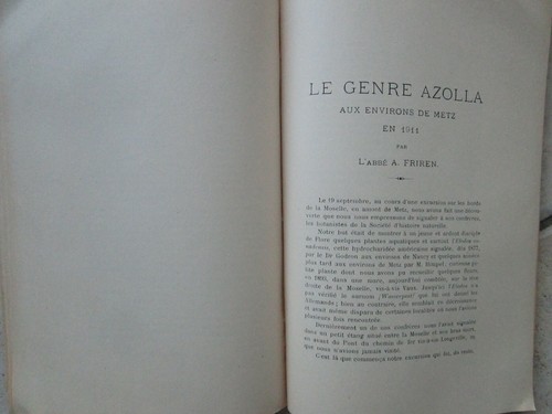 BULLETIN DE LA SOCIETE D'HISTOIRE NATURELLE DE METZ, 1902 à 1913. - Picture 8 of 12