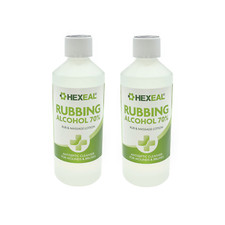 Hexeal 70% Rubbing Alcohol 1L ? 2 x 500ml Cleaning Fluid & Disinfectant