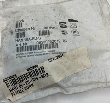 Harting Han 16A-F Connector Han 16A-BU-S 09200162812