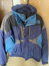 The North Face Vintage 90s  Rare Retro Ski Snowboard Bomber Jacket Mens L EUC