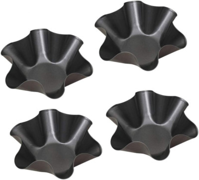 4 Packs Taco Salad Bowl Maker Molds   Nonstick Carbon Steel Tortilla Shell Pans