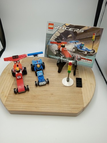 LEGO Racers #4593 Zero Hurricane & Red Blizzard With Instructions Discontinued