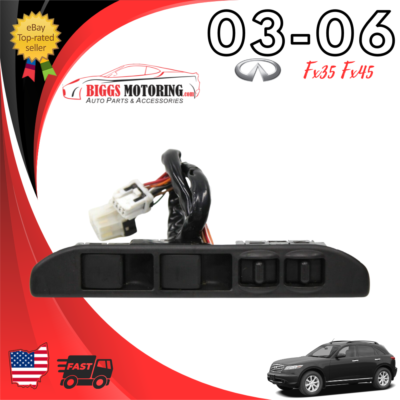 2003-2006 Infiniti FX35 FX45 Driver Left Side Power Seat Switch