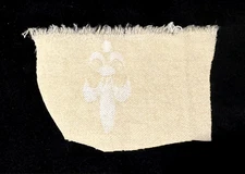 TITANIC MOVIE PROP  FIRST CLASS DINNING ROOM TABLE CLOTH PIECE ONE IMPRINT