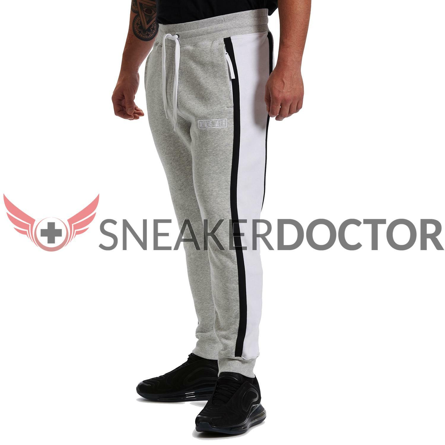 nike black and white sweatpants
