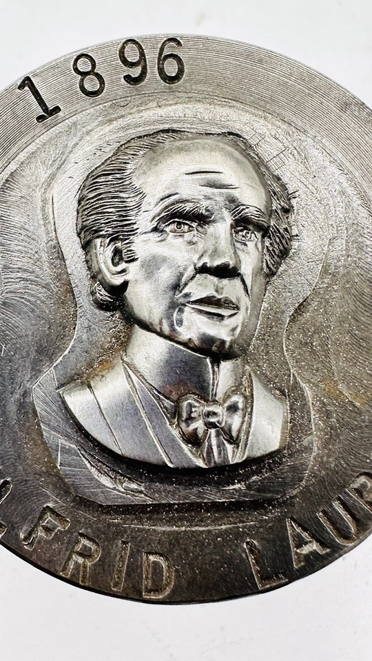 Wilfrid Laurier 1896 Primer Ministro canadiense Fabricación Buje de acero Die Master Foto 2 de 4